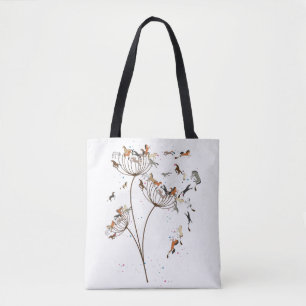 Tote Bag Cheval Dandelion Horsing Pour Cheval Lover