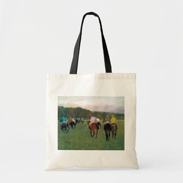 Tote Bag Cheval de course Longchamp, Edgar Degas (Devant)