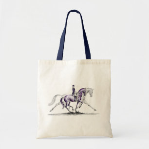 Tote Bag Cheval de dressage dans le trot Piaffe