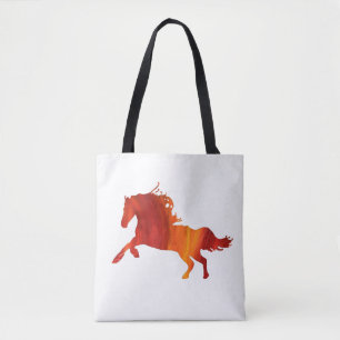 Tote Bag Cheval de flamme Fourre-tout