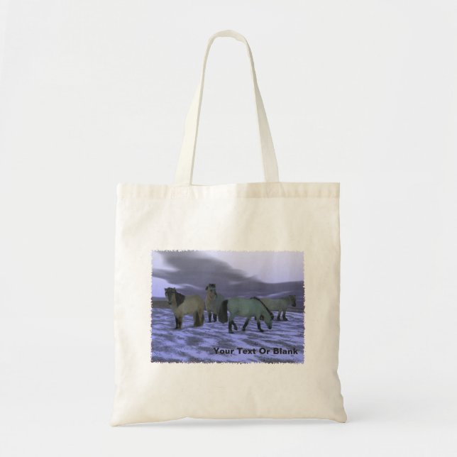 Tote Bag Cheval de l'aube (Devant)