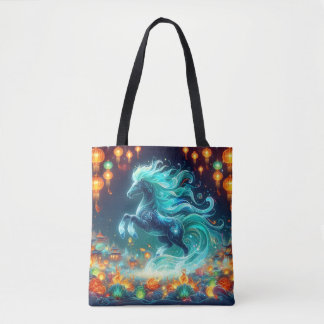 Tote Bag Cheval de Nouvel An