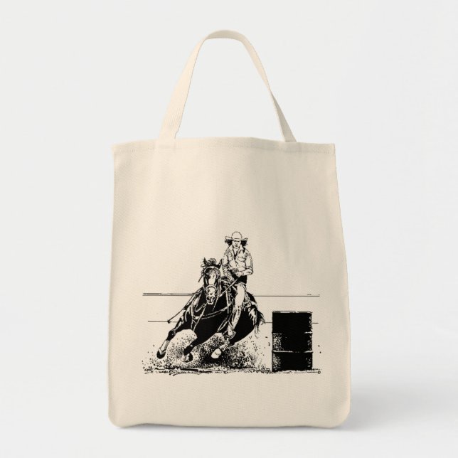Tote Bag Cheval d'emballage de baril (Devant)