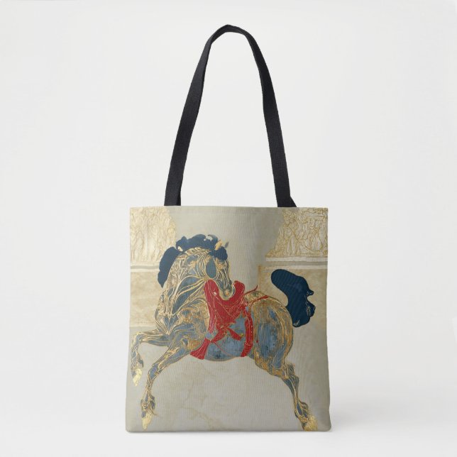 Tote Bag Cheval doré impérial (Devant)