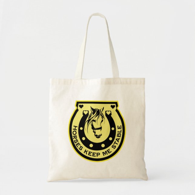 Tote Bag Cheval équestre (Devant)