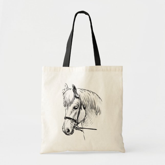 Tote Bag Cheval Equestritriy Pony Farm Rodeo Cowgirl Cadeau (Devant)