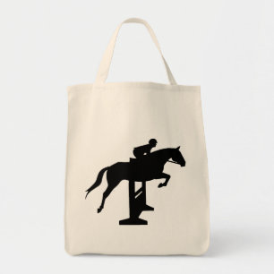 Tote Bag Cheval et cavalier de pullover de chasseur