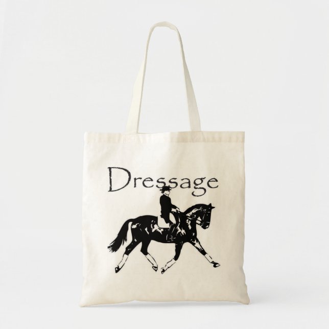 Tote Bag Cheval et cavalier Fourre-tout de dressage (Devant)