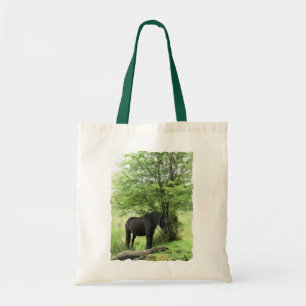 TOTE BAG CHEVAL NOIR