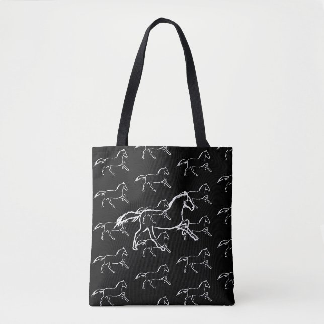 Tote Bag Cheval sauvage (Devant)