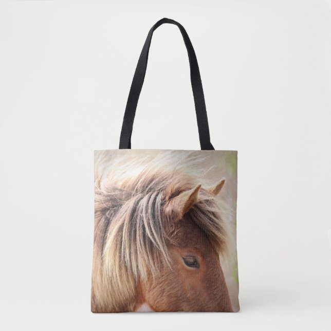 Tote Bag Cheval sauvage d'Assateage (Devant)