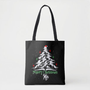 Tote Bag Cheval T-shirt sapin de Noël, arbre de Noël