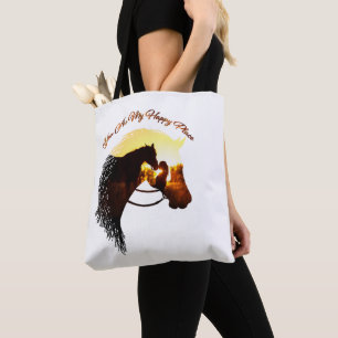Tote Bag Cheval Tu Es Mon Endroit Heureux Cheval Lover Femm