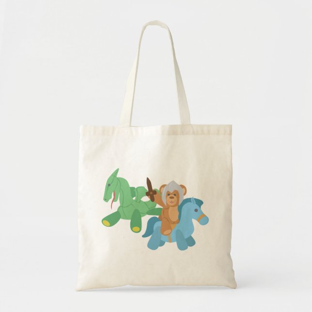 Tote Bag Chevalier de l'ours Teddy (Devant)