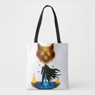 Tote Bag Chevalier Vaillant Prêt à la Bataille