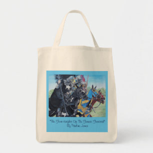 Tote Bag chevaliers médiévaux historiques jouant sur les ch