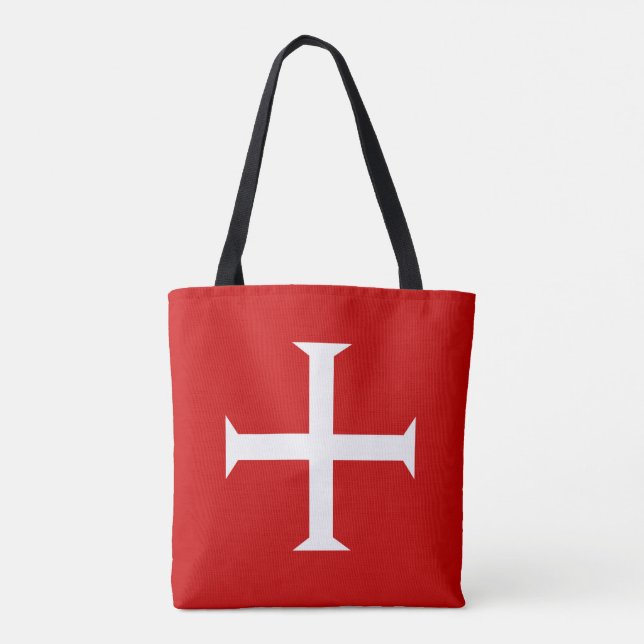 Tote Bag chevaliers templar croix-rouge malta teutonic hôpi (Dos)