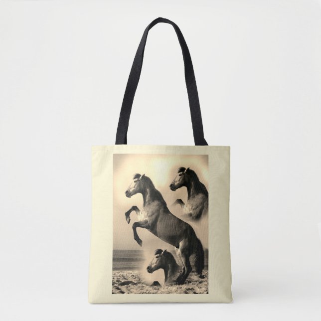 Tote Bag Chevaux dans l'art (Devant)