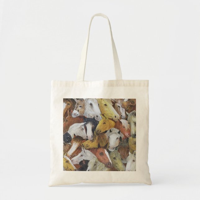 Tote Bag Chevaux de chevaux (Devant)