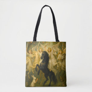 Tote Bag Chevaux de conte de fées et anges gardiens éthérés