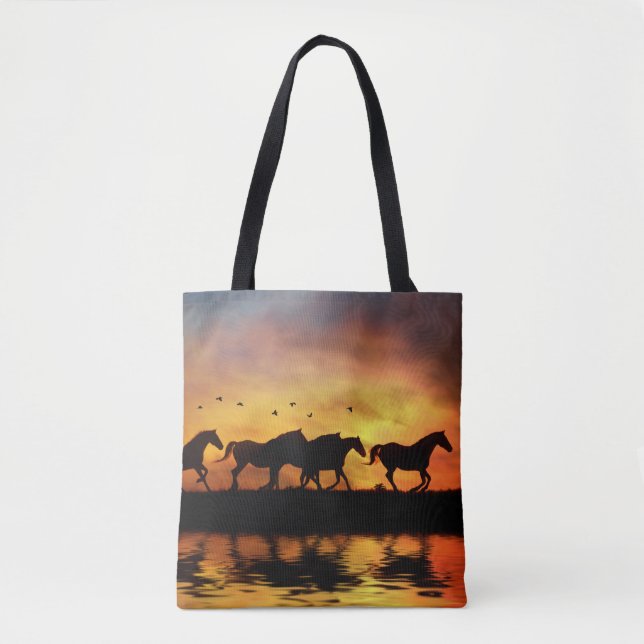 Tote Bag Chevaux sauvages (Devant)