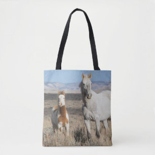 Tote Bag Chevaux sauvages chez eux dans le bassin de Sandwa