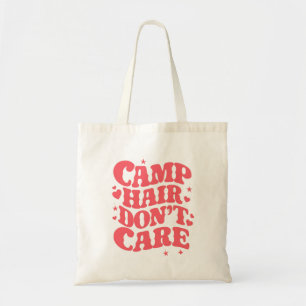 Tote Bag Cheveux de camping, on s'en fiche, filles de campi