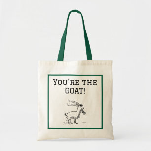 Tote Bag Chèvre de dessin animé mignonne, animal de ferme n