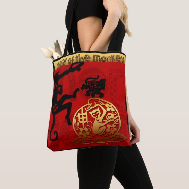 Tote Bag Chèvre mignonne ram chinois Nouvel An Zodiac Anniv (De près)