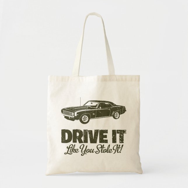 Tote Bag Chevrolet Camaro 1969 solides solubles (Devant)