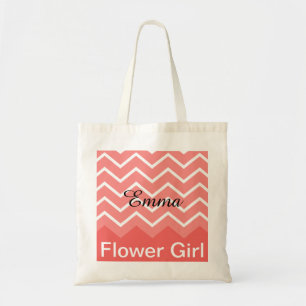 Tote Bag Chevron a personnalisé la noce Fourre-tout (la