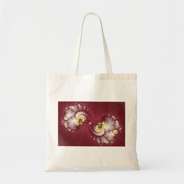 Tote Bag Chew d'os de chien - Fractal (Devant)