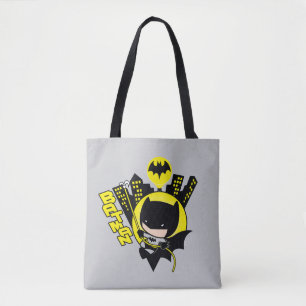 Tote Bag Chibi Batman Élargit La Ville
