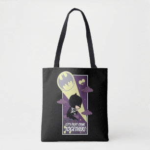 Tote Bag Chibi Batman : Luttons ensemble contre la criminal