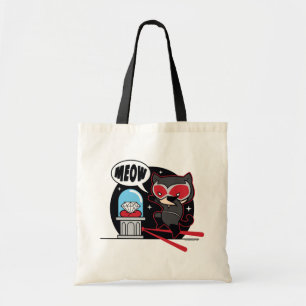 Tote Bag Chibi Catwoman à voler un diamant