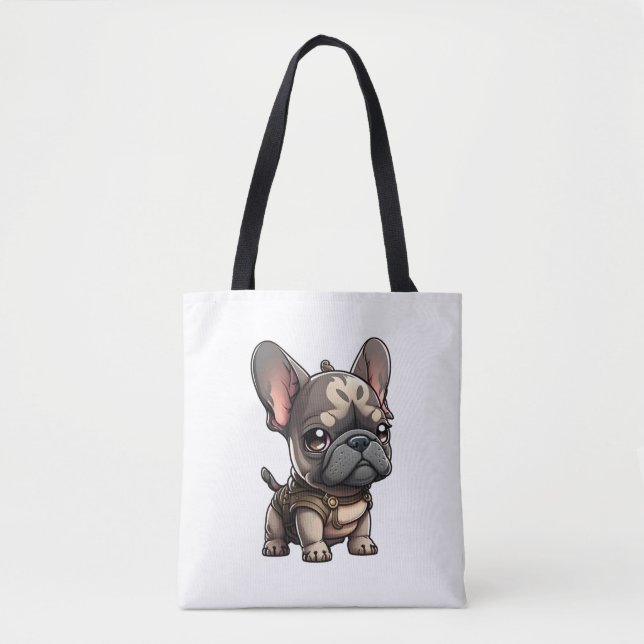Tote Bag Chibi French Bulldog (Devant)