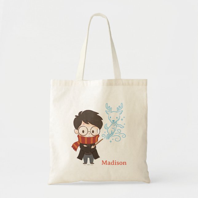 Tote Bag Chibi HARRY POTTER™ Patronus (Devant)