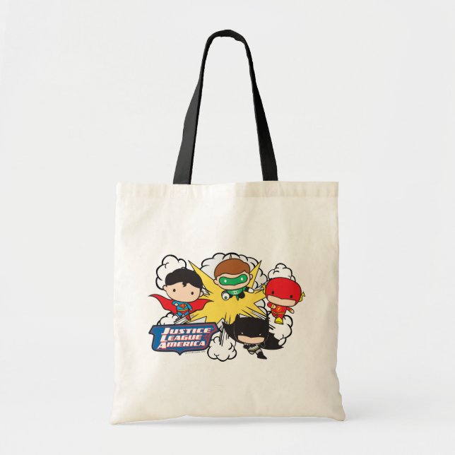 Tote Bag Chibi Justice League of America Explosion (Devant)