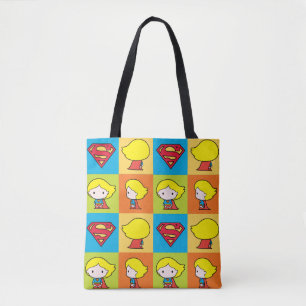 Tote Bag Chibi Supergirl Turnaround