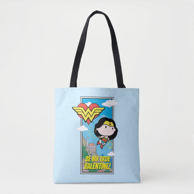 Tote Bag Chibi Wonder Woman - Dites-Moi La Vérité Saint-Val (Devant)