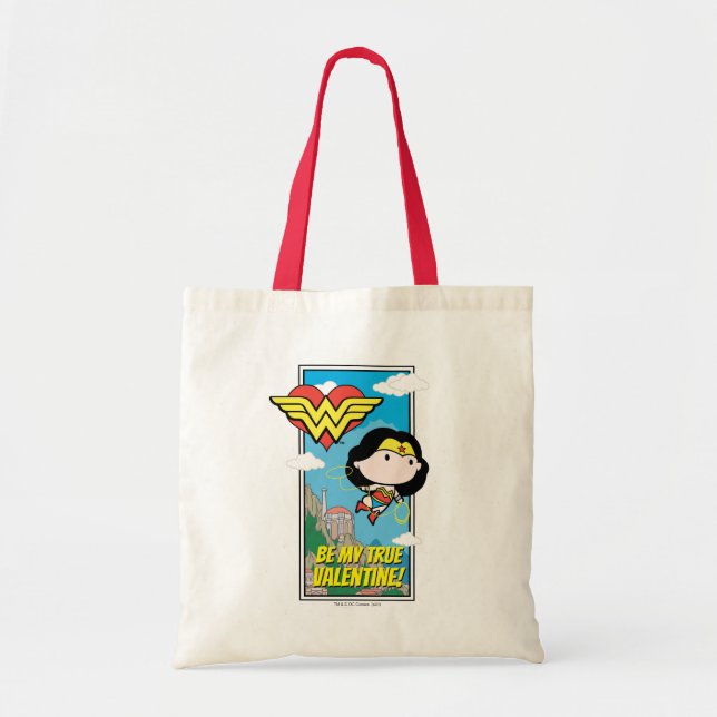 Tote Bag Chibi Wonder Woman - Dites-Moi La Vérité Saint-Val (Devant)