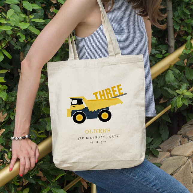 Tote Bag Chic Chauffage Camion À Tout Âge Anniversaire (Créateur téléchargé)