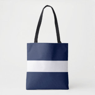 Tote Bag Chic Classic Large Marine Bleu Blanc Blancs Nautiq