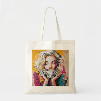 Tote Bag Chic Coffee Lover Fourre-tout - Femme branchée ave