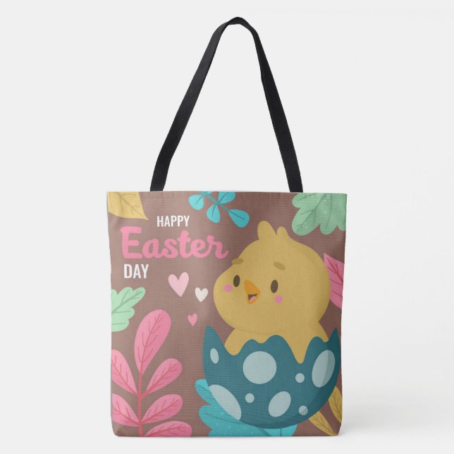 Tote Bag Chic de Pâques (Devant)