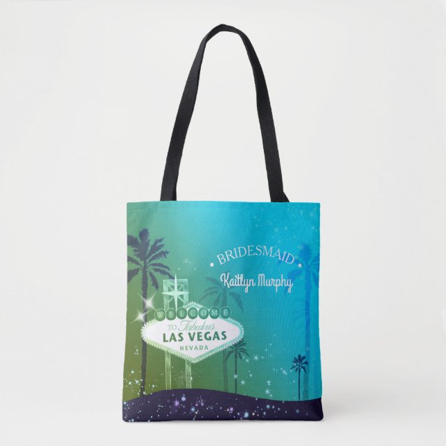 Tote Bag Chic Las Vegas Mariage Bridesmaid Cadeau (Devant)