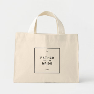 Tote Bag Chic Mini Monogramme Français Père De La Mariée