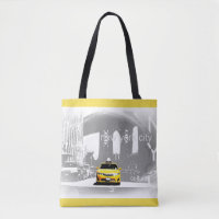 Chic Nyc New York City Brooklyn Bridge Taxi jaune