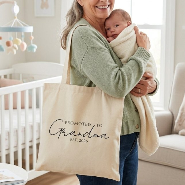 Tote Bag Chic Promu Grand-mère Conception d'année EST (Créateur téléchargé)
