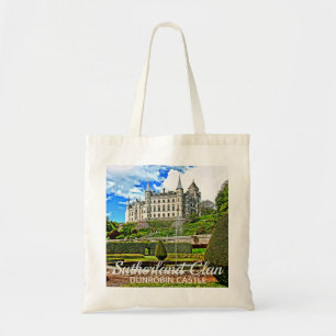 Tote Bag Chic Scottish Sutherland Clan's Dunrobin Castle